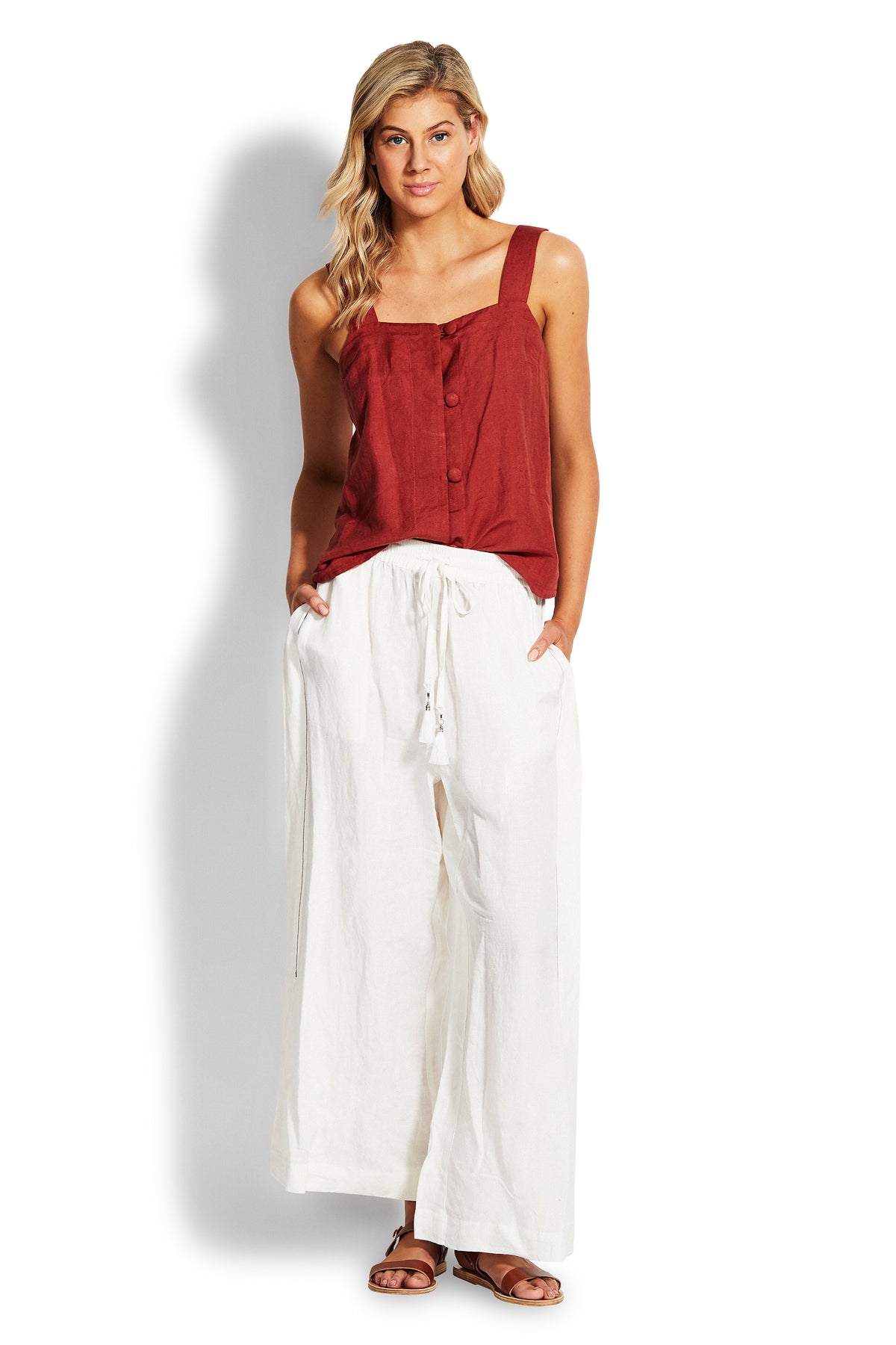 WEEKENDER LINEN PANT