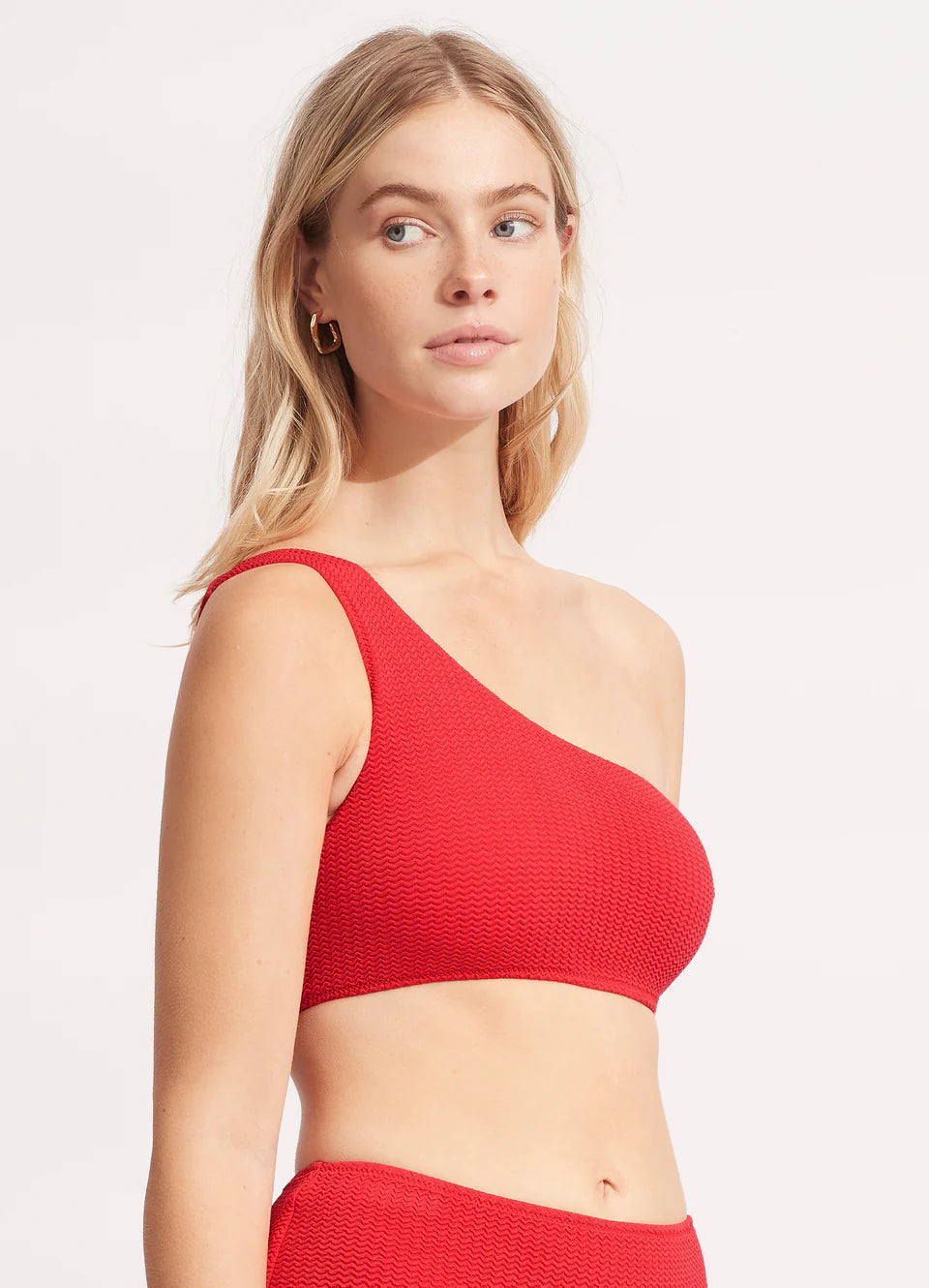 SEA DIVE ONE SHOULDER TOP