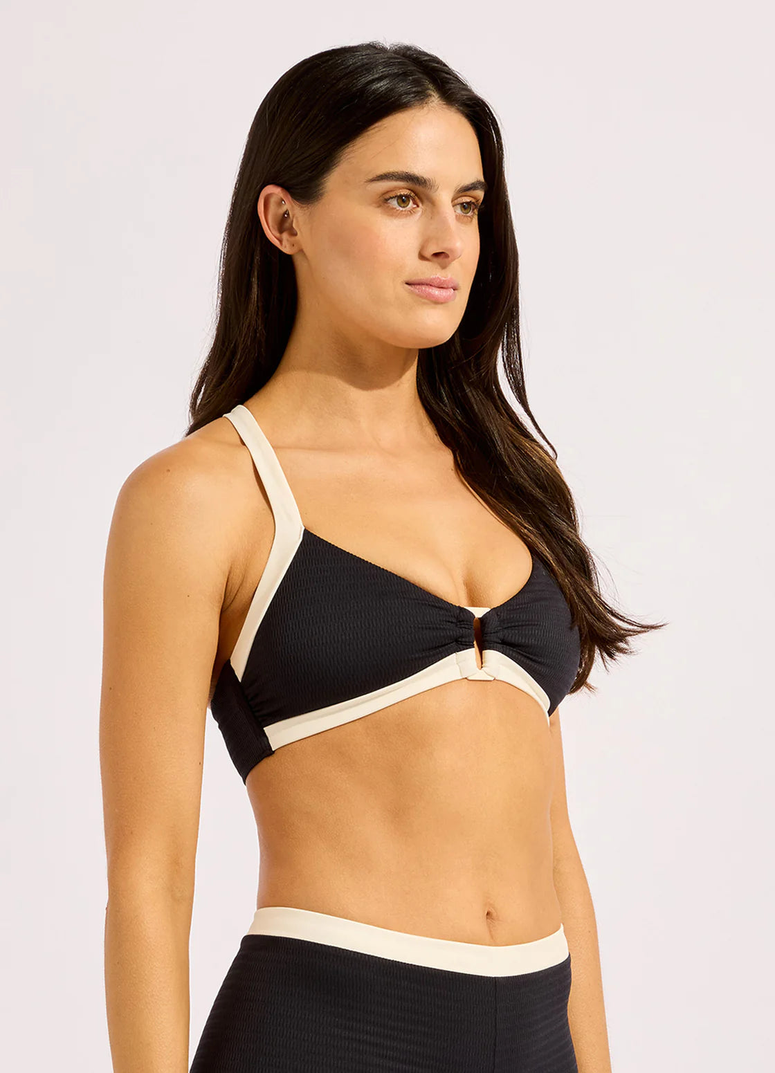 BANDWAVE MULTI FIT TRIM FRONT BRALETTE BIKINI TOP