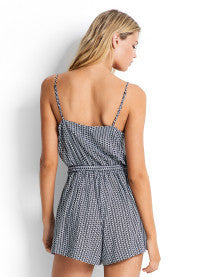 MODERN GEOMETRY GEO PRINT PLAYSUIT