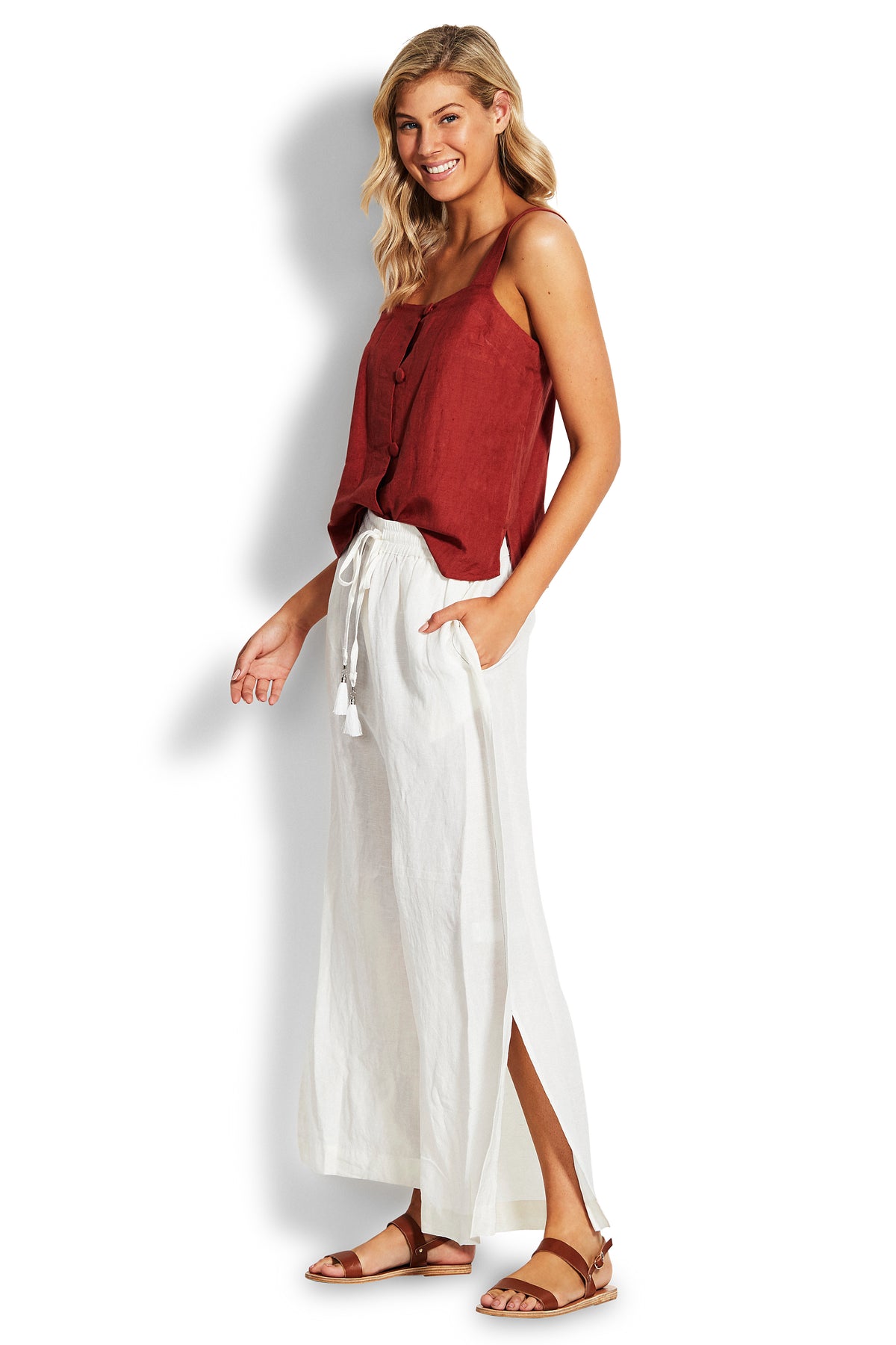 WEEKENDER LINEN PANT