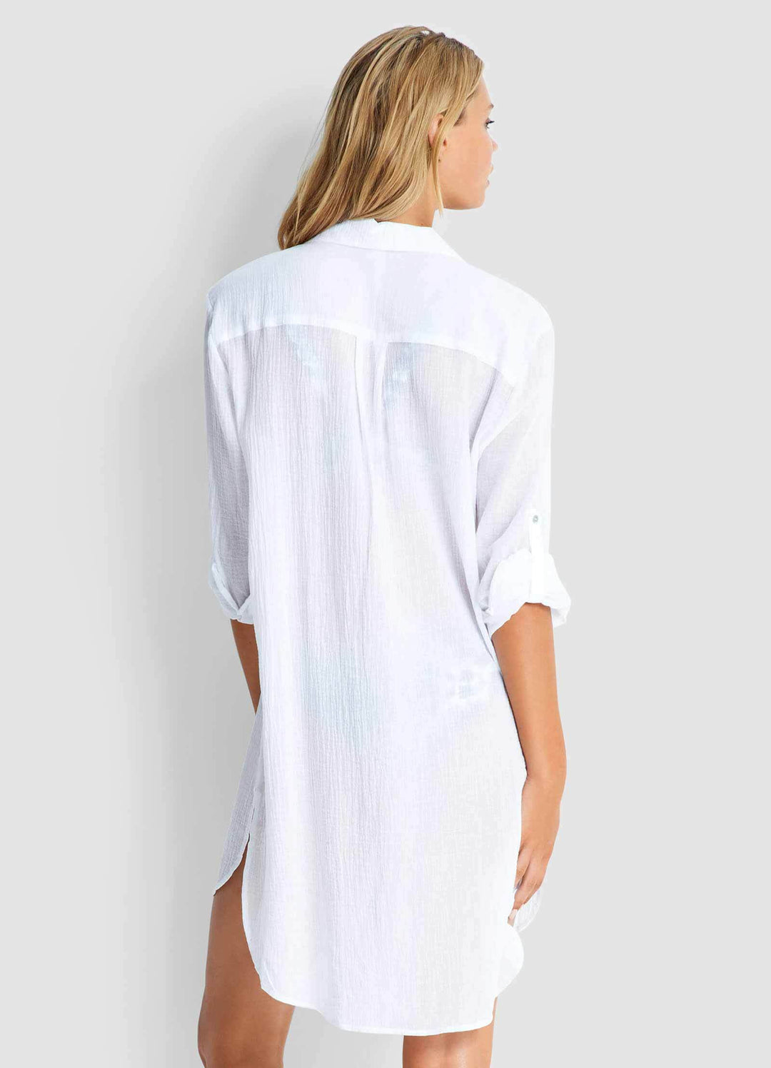 CRINKLE TWILL BEACH SHIRT