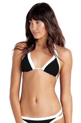 BLOCK PARTY SLIDE TRI BIKINI TOP
