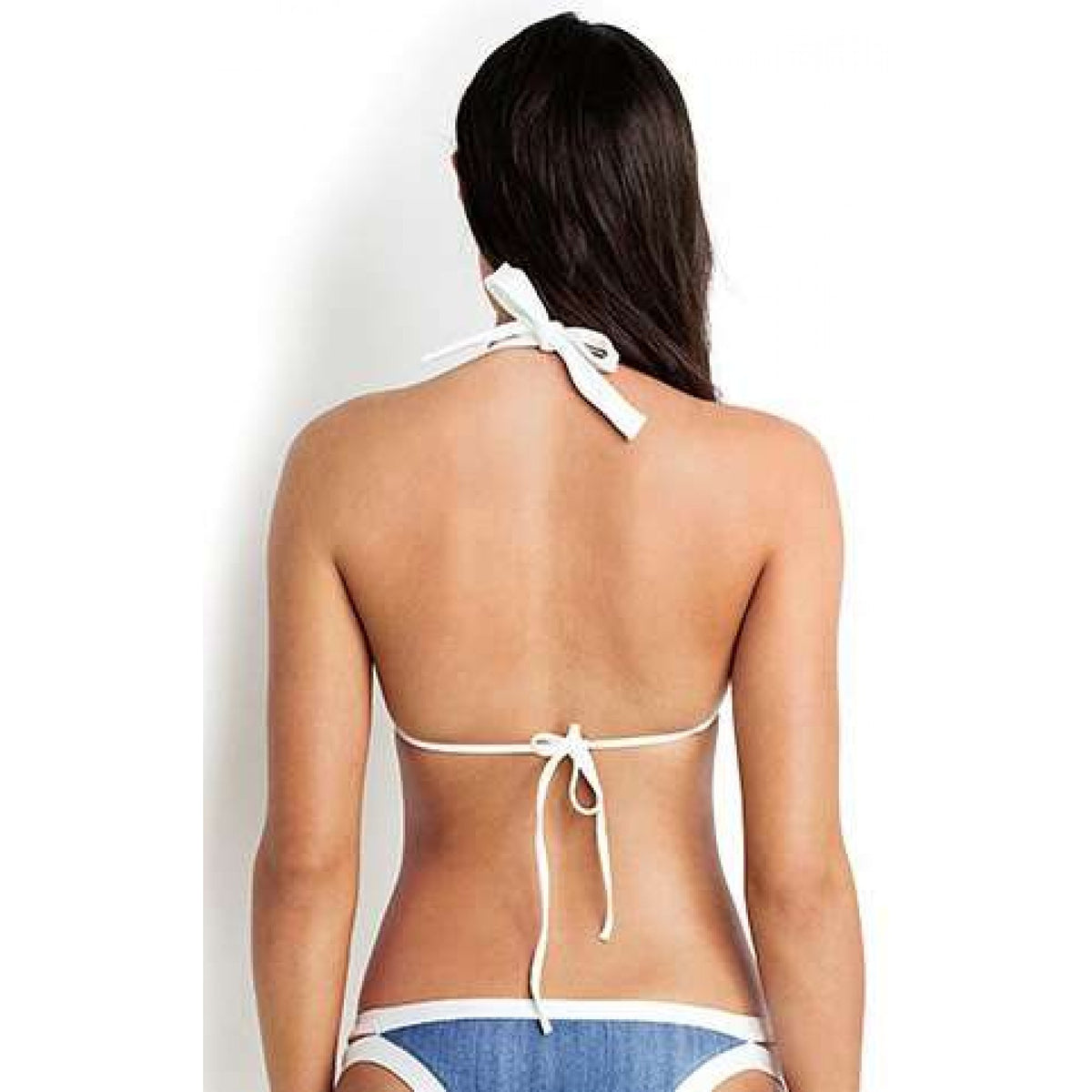 BLOCK PARTY SLIDE TRI BIKINI TOP