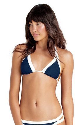 BLOCK PARTY SLIDE TRI BIKINI TOP