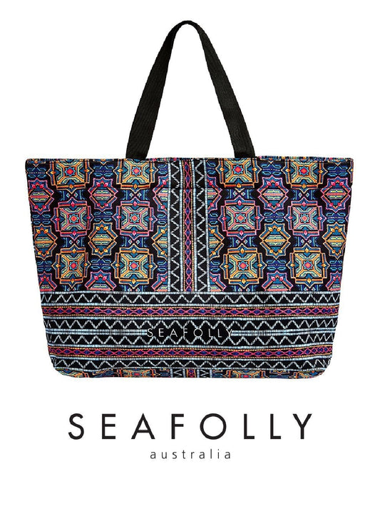 CARRIED AWAY SUN TEMPLE NEOPRENE TOTE