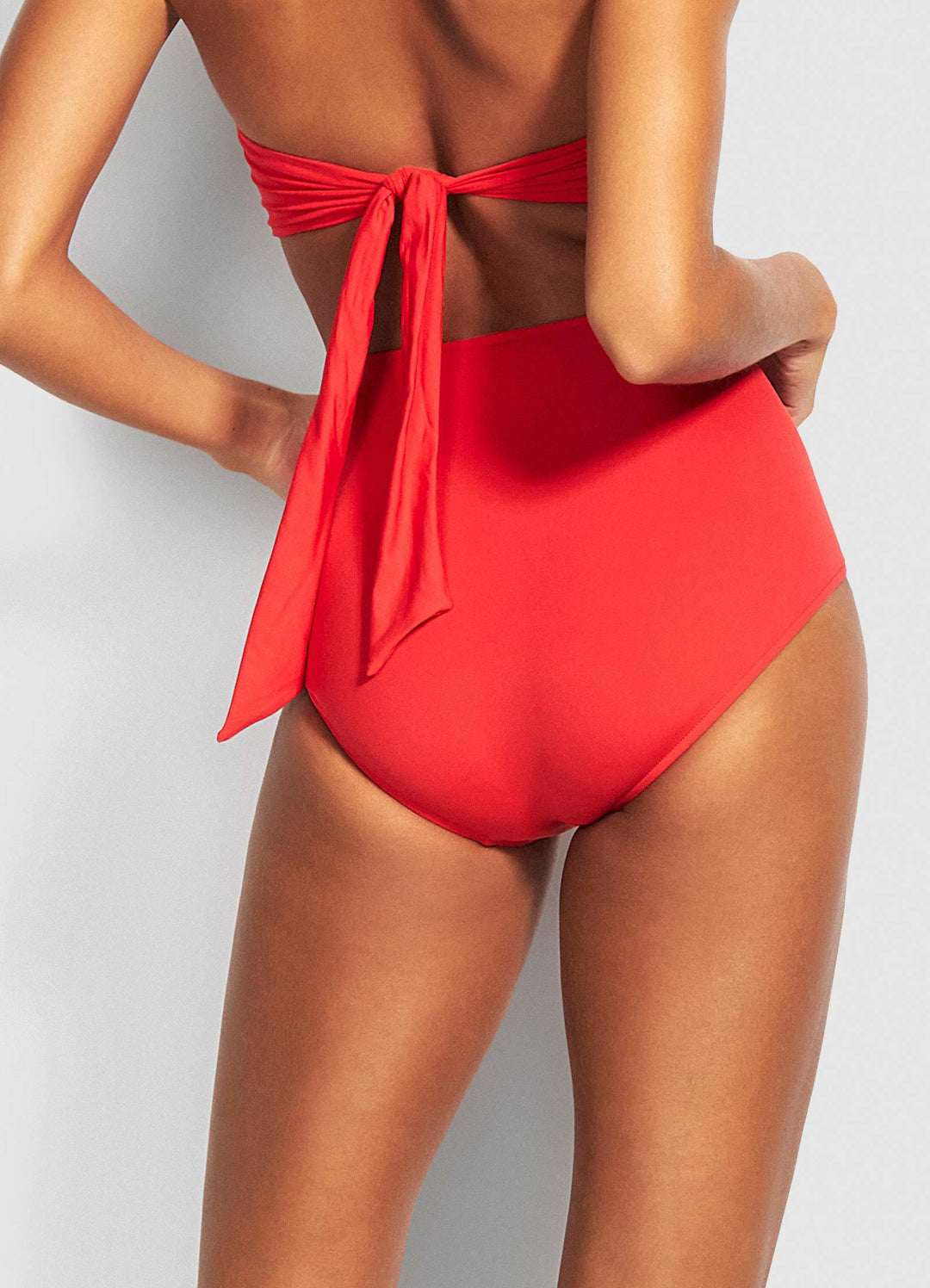 PETAL EDGE HIGH WAIST BIKINI PANTS