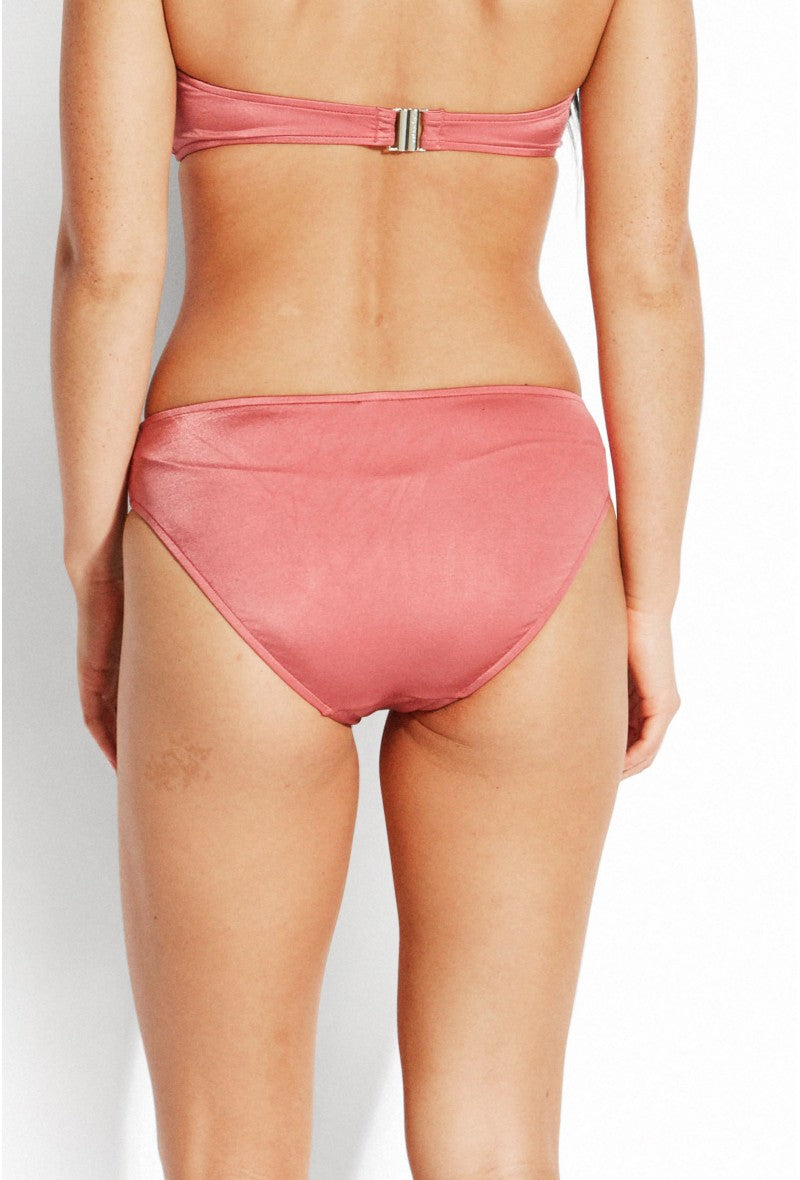 SHINE ON GATHERED FRONT RETRO BIKINI PANTS
