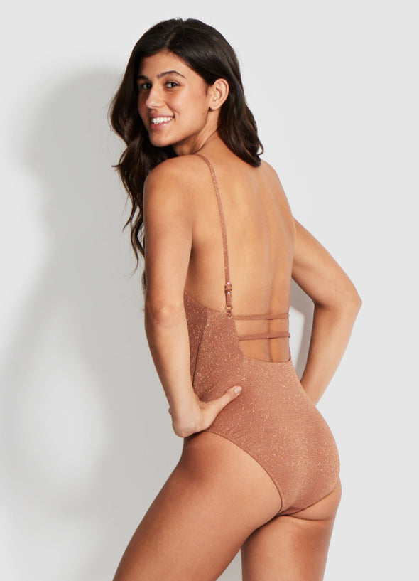 STARDUST SQUARE NECK ONE PIECE