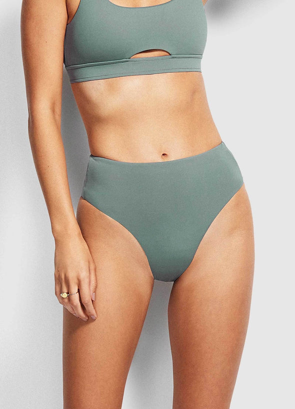 ACTIVE WIDE SIDE HIGH WAISTED BIKINI PANTS